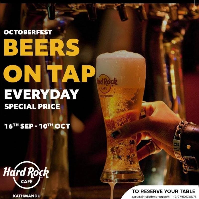 Octoberfest Beers on Tap