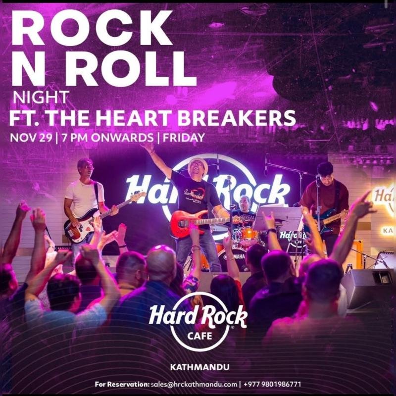 Hard Rock Cafe Rock N Roll Night poster