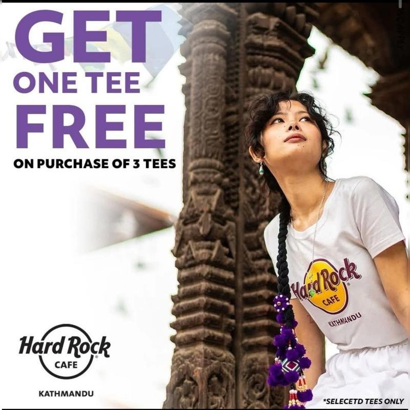 Get one tee free promo