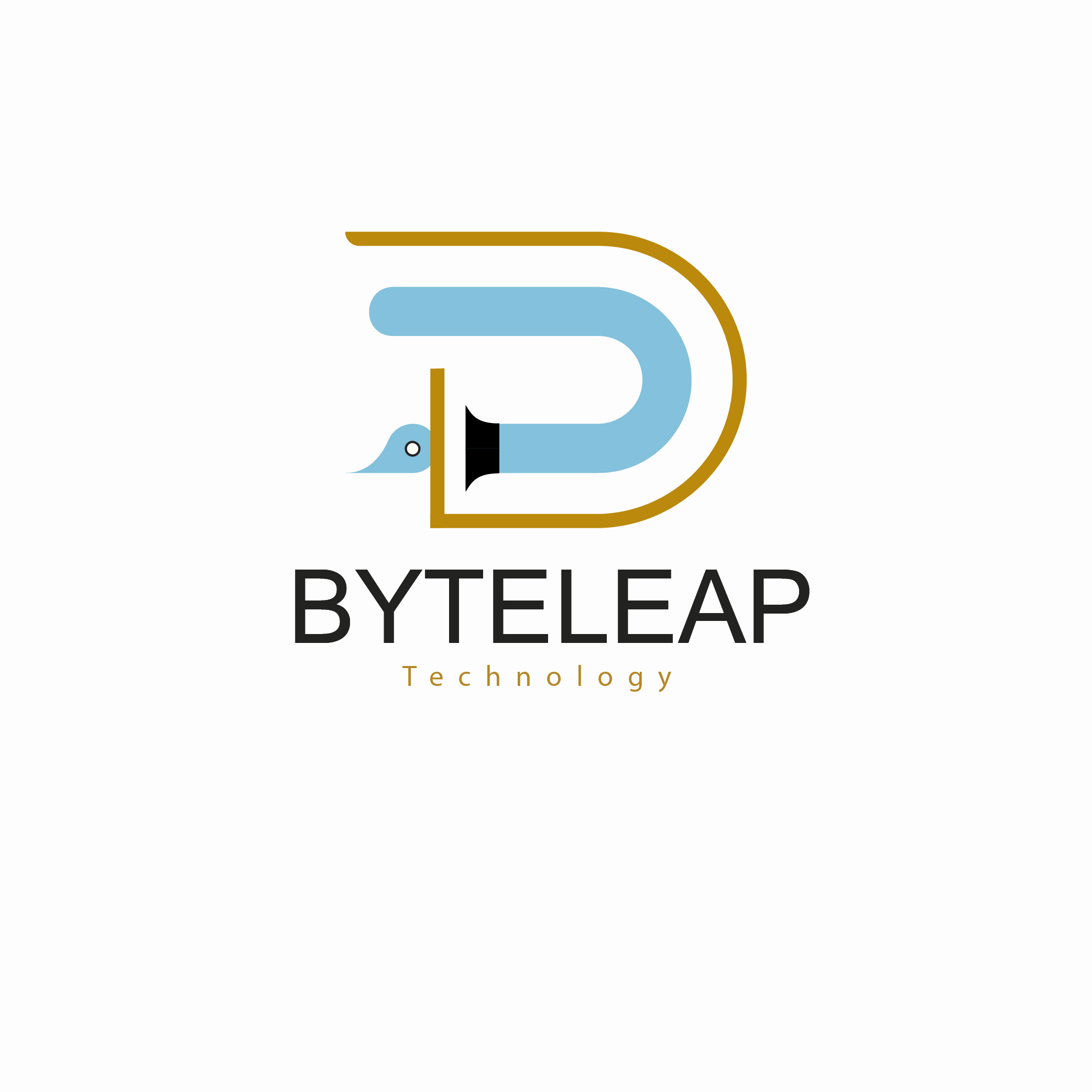 Byte Leap logo design